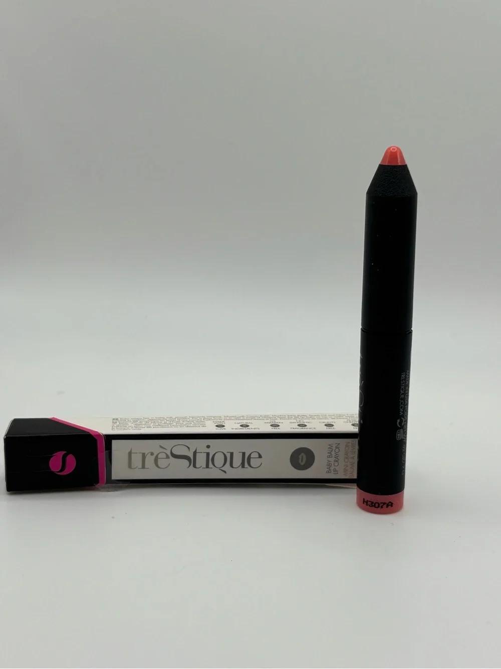 treStiQue Baby Balm Lip Crayon Pink Champagne Mini Lip Balm Crayon New